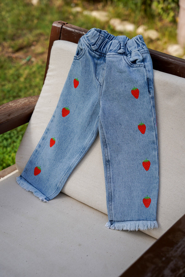 Strawberry Jeans Pants