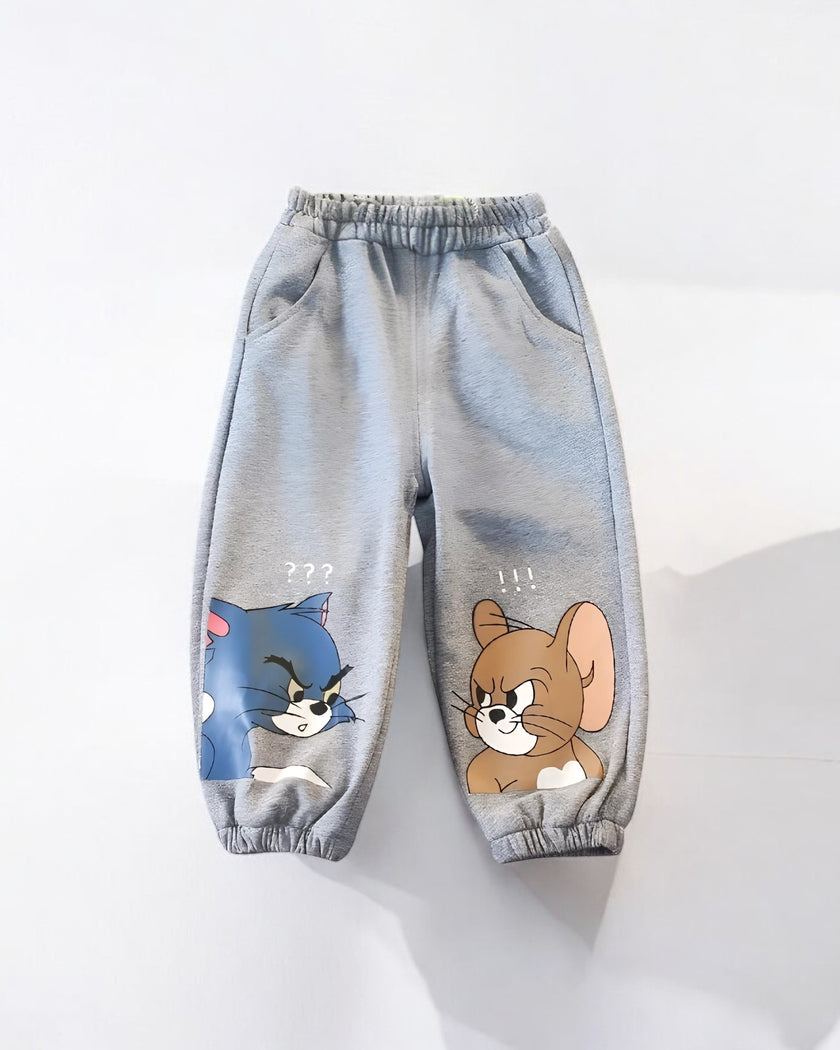 Gray Tom&Jerry Cotton Pants تسليم هذا المنتج يوم 25-3-2025