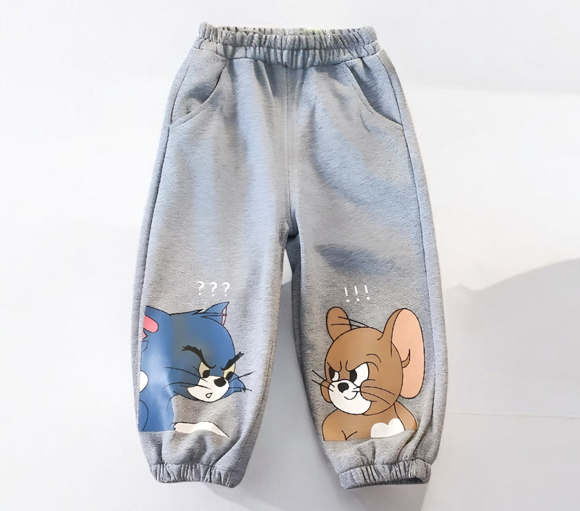 Gray Tom&Jerry Cotton Pants تسليم هذا المنتج يوم 25-3-2025