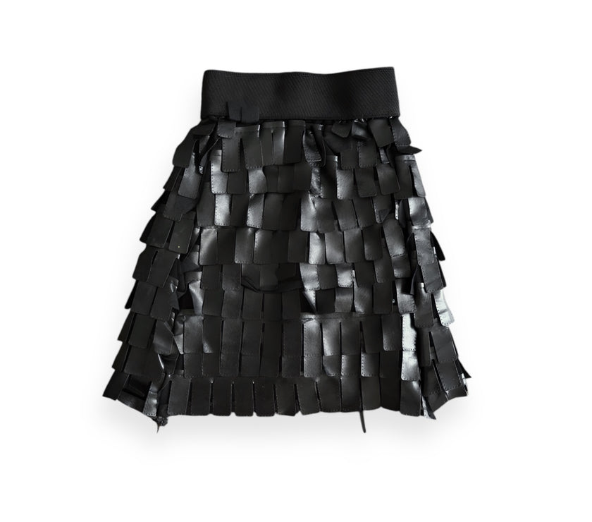 outlet Leather Skirt SH