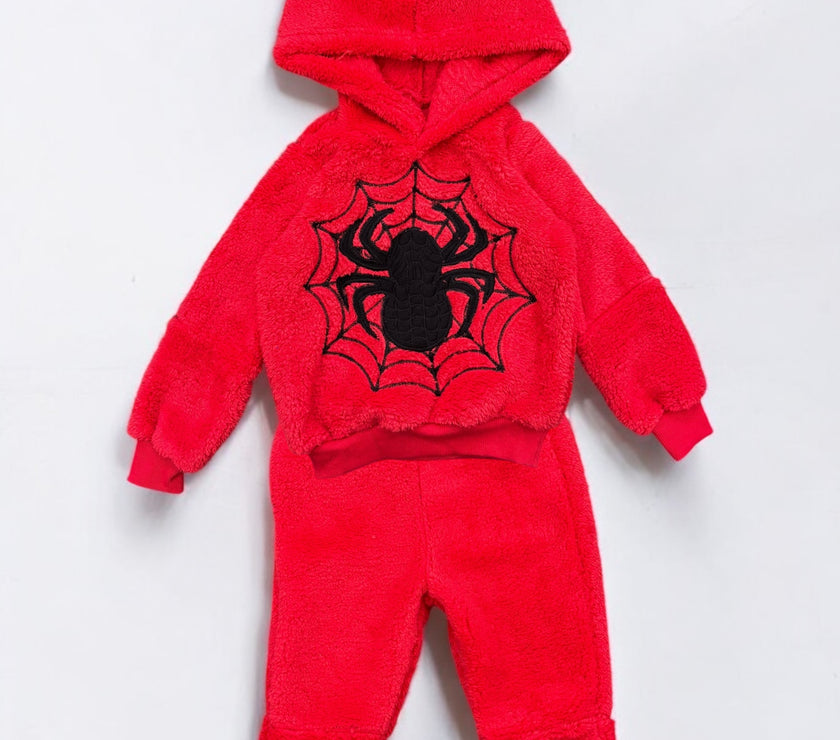 Spiderman red fur pajama