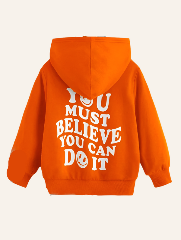 Melton Hoodie Orange حجز واستلام بعد 30-10