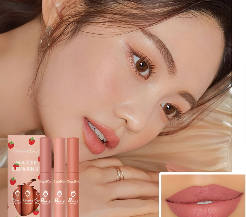 Dragon Ranee Matte lip stick ( 3 Peices )