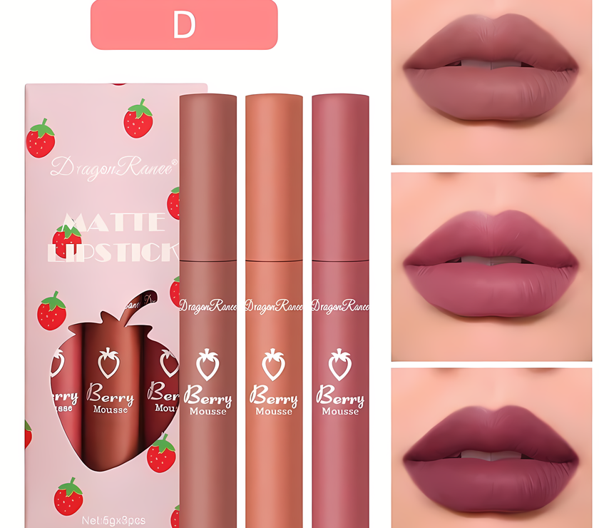 Dragon Ranee Matte lip stick ( 3 Peices )