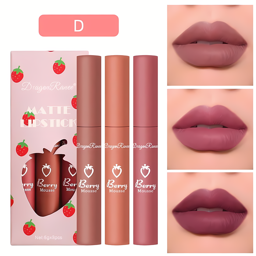 Dragon Ranee Matte lip stick ( 3 Peices )